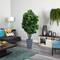 6ft. Fiddle Leaf Fig Tree in Slate Planter